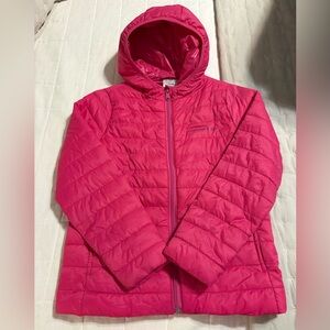 Vineyard Vines Vibrant Pink Hooded Puffer Coat